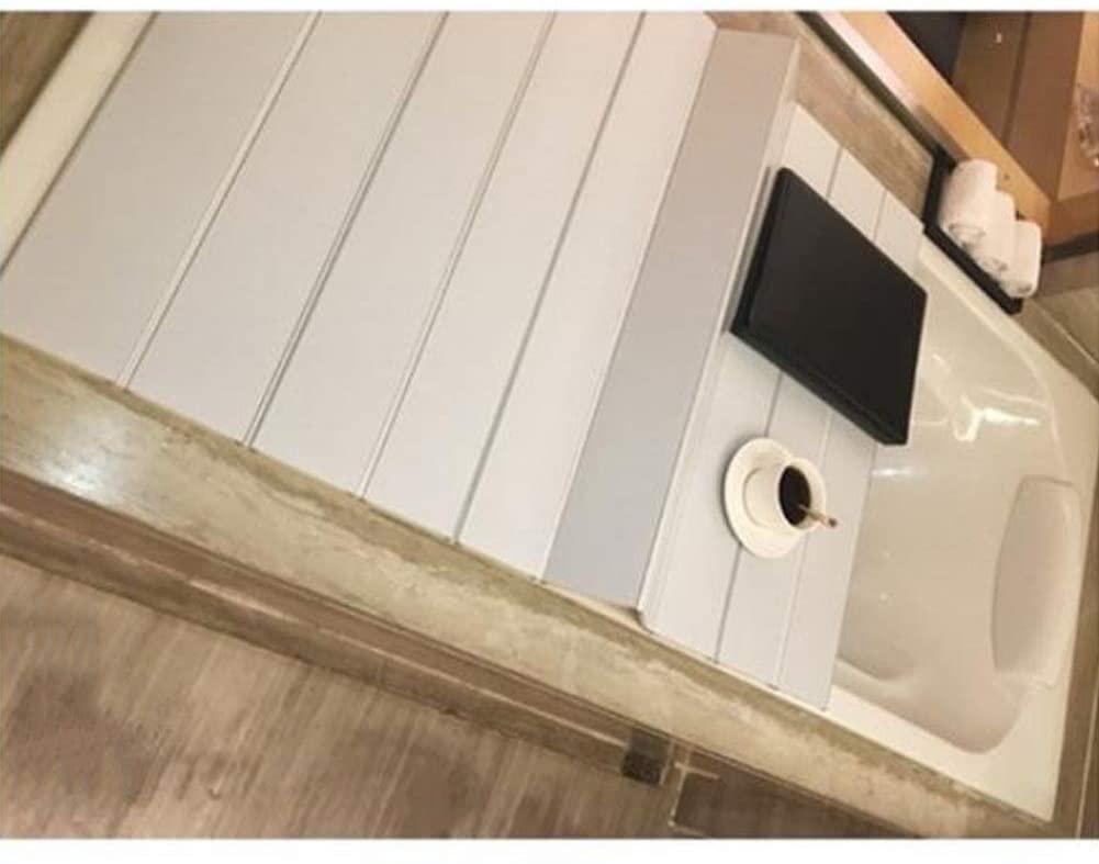 Obturateur de baignoire JATIBOSH en PVC blanc supérieur rigide et durable
