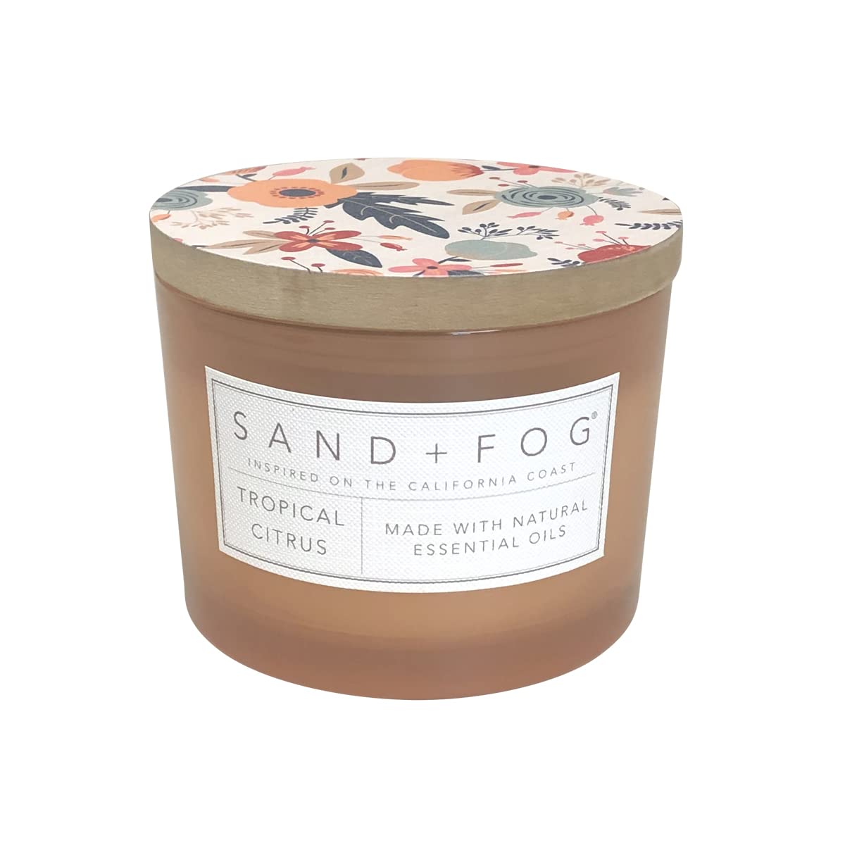 Scented Candle - Tropical Citrus – Additional Scents and Sizes – 100% Cotton Lead-Free Wick - Luxury Air Freshening Jar Candles - Perfect Home Decor – 12oz