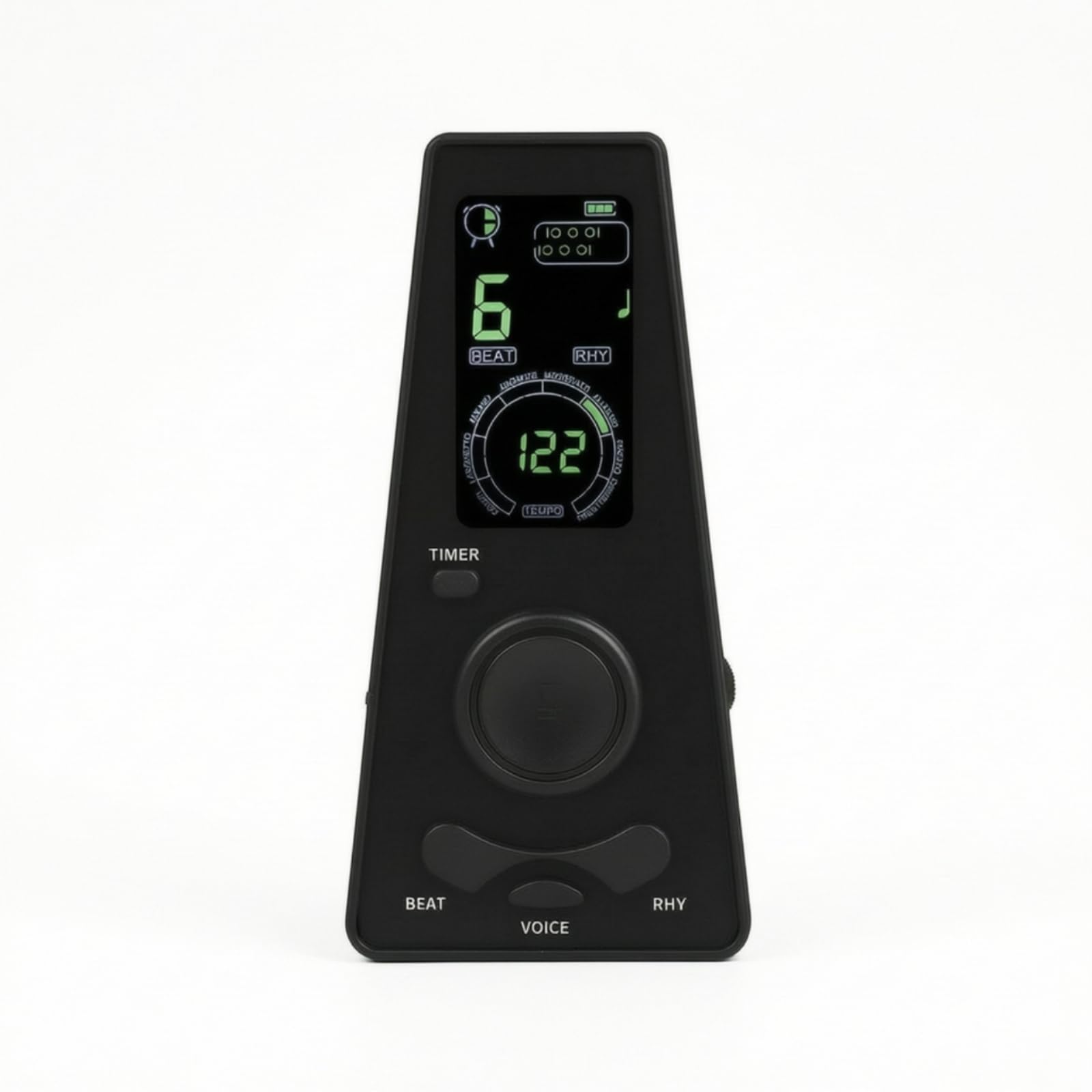 Qianly Metronomo Digitale con Cavo USB Portatile Metronomo Elettronico Ricaricabile Strumento per Pianisti, Studenti di Musica, Studio Musicale, Casa, Nero