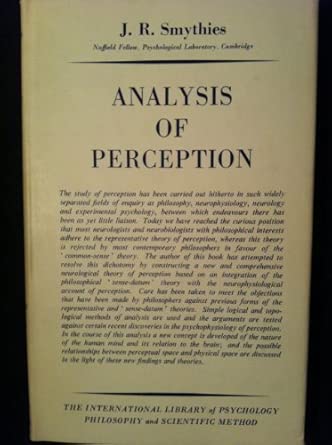 Analysis Of Perception book cover