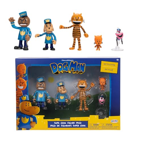 Dog Man Supa Cool Figure Pack