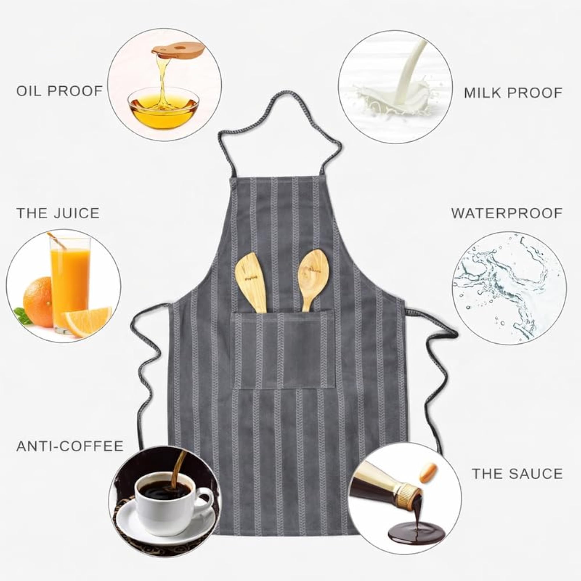 Waterproof Kitchen Apron for Women & Men