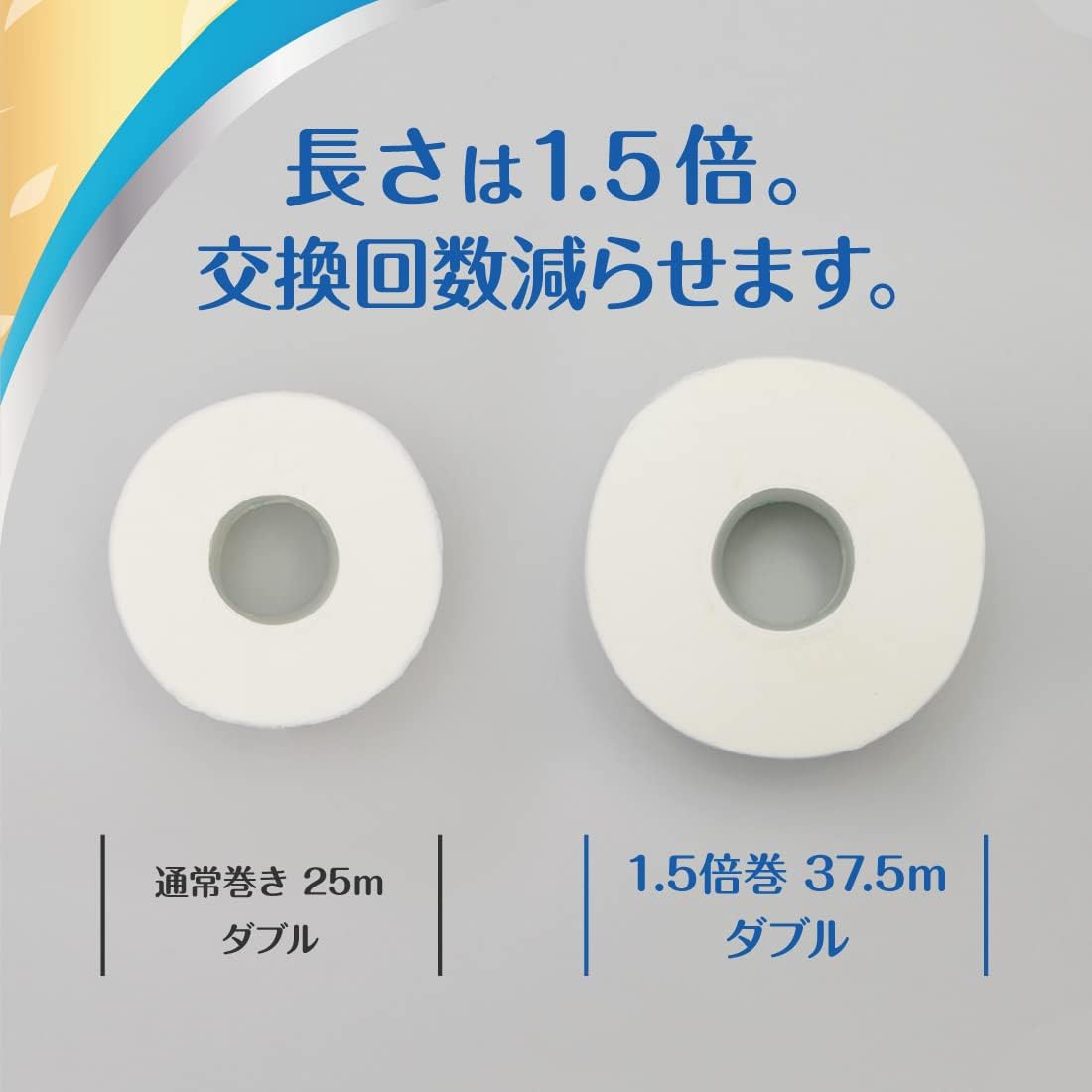 トイレットペーパー 消臭プラス(+) 1.5倍巻き 37.5m×72ロール (12ロール×6パック) ダブル パルプ10 【拾う】