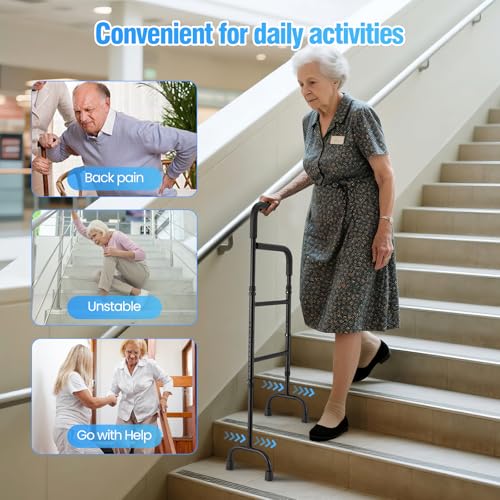 Canne d'aide à l'escalade portable et robuste pour aide à la mobilité - 7