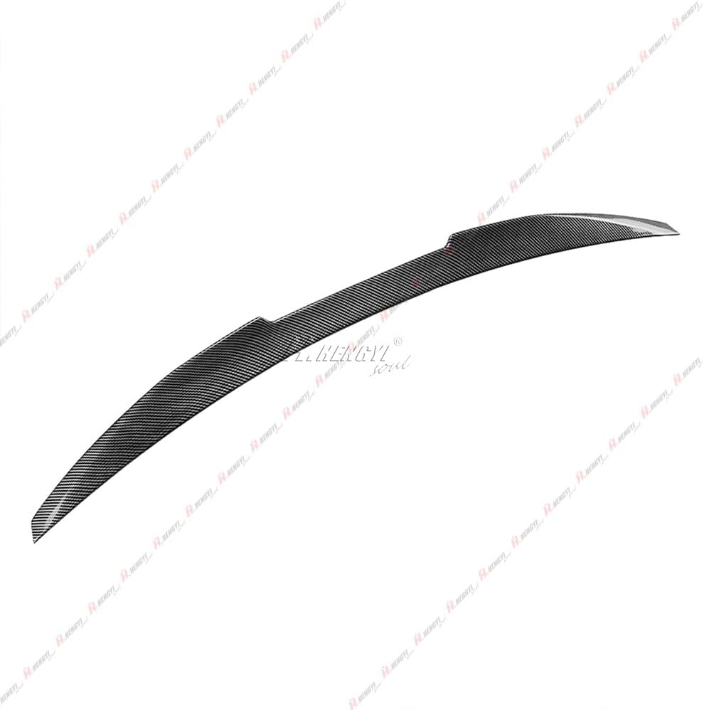 Rear Trunk Boot Spoiler Lip for KIA Stinger 2017-2023,Carbon Fiber Style Rear Trunk Boot Spoiler Lip for KIA Stinger 2017-2023,Carbon