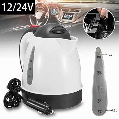 Hervidor Eléctrico para Vehículo 1000ml Acero Inoxidable 24V miniatura 4