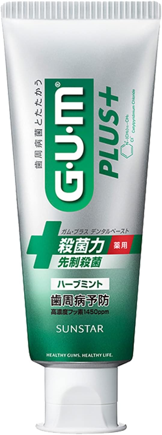 ガム・プラス デンタルペースト ハーブミント(120g)