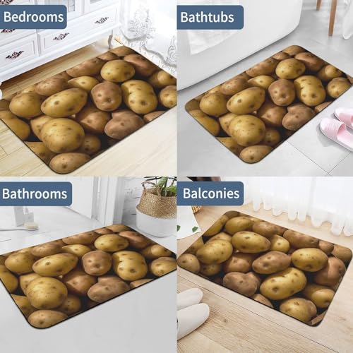 Tapis de bain absorption d'eau et antidérapant 60 x 40 cm pour sol de cuisine et extérieur
