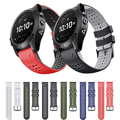 Bracelet Garmin Fenix 5 anti irritation silicone agate Easy Fit