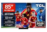 TCL 85Q7C 85" QD-Mini LED, 4K HDR Premium 3000, Smart TV with Google TV (Dolby Vision IQ & Atmos, CrystGlow HVA Panel, Motion Clarity Pro 144Hz, Game Master) [Energy Class D]