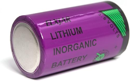 Miniatura 3 de elxjar Paquete de 2 baterías de litio de repuesto TL-5930 de 3.6 V para Tadiran iXtra Series tamaño D (TL-2300), ER34615