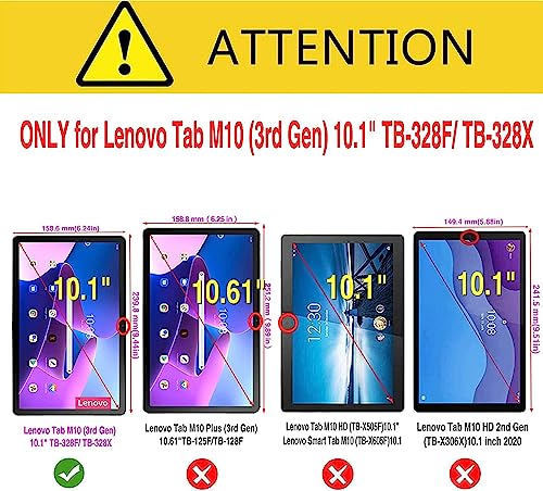 Image of VERTUS Premium Tempered Glass Screen Protector for Lenovo Tab M10 FHD 3rd Gen (10.1 inch) (25.65 cm) Tablet