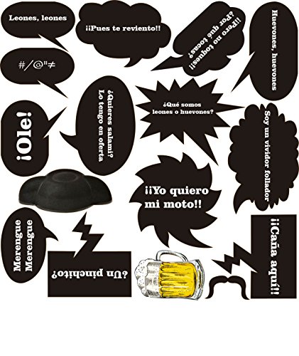 Oedim Accesorios Photocall Atrezzo LQSA | Diviertete en Tus Fiestas, Celebraciones, Bodas con Estos Accesorios para Photocalls de LQSA | Realizados en cartón Resistente | Accesorios Económicos