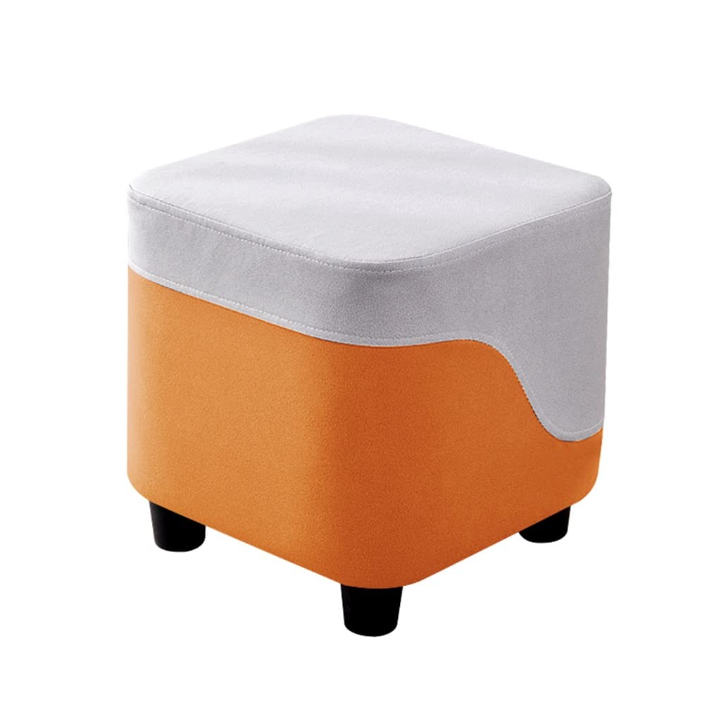 Repose-Pieds en Bois Massif Argento | Petit Tabouret de Salon Haut de Gamme