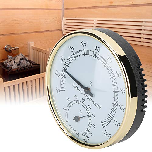 Sauna Digitale Thermometer Hygrometer Gouden Rand Binnenthermometer Hygrometer Vochtigheid Temperatuur Meter Hot Tubs… - Image 3