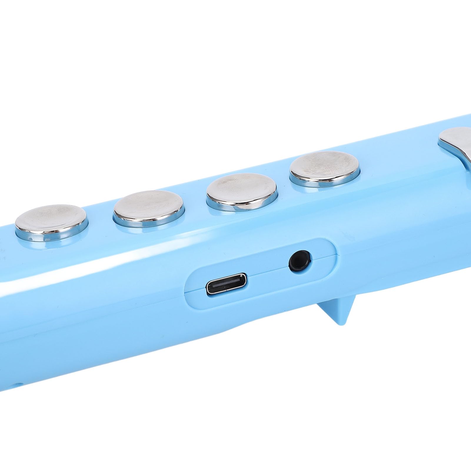 Mini Sassofono Elettronico per Strumento a Fiato Elettronico con Display LCD HD a 99 Toni Batteria Ricaricabile a 4 Ottave da 800 MAh