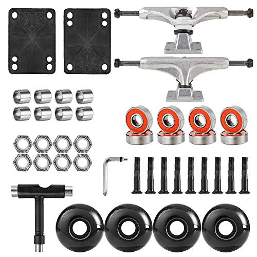 image for AXDT Skateboard Wheels Set,Include Skateboard Trucks, Skateboard Wheel