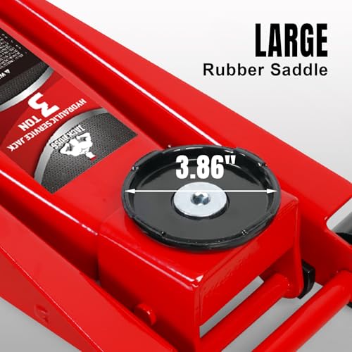 Image of 3 Ton Floor Jack Steel Heavy Duty Car Jack Fast Lift Service Hydraulic Jack