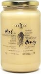 ONEROOT Raw Honey Unpasteurized | Boreal Forest Raw Wildflower Honey | Creamed, 100% Farmed & Packed in Canada | Single Source Pure, Unpasteurized & Unfiltered (500g)