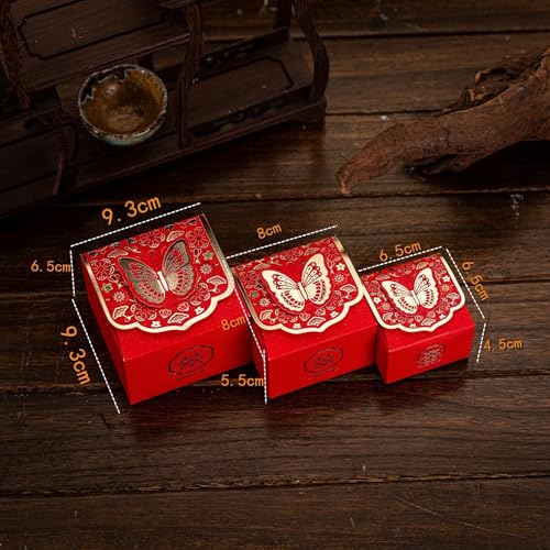 Cadeaux for invités : boîte à bonbons papier style chinois - 7