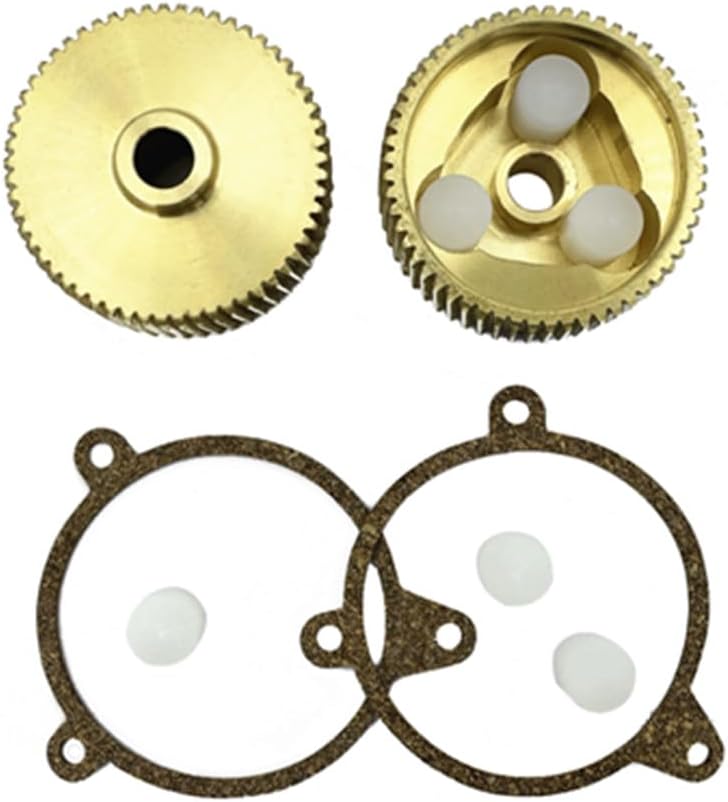 16507923 Headlight Motor Repair Kit with HD Brass Gear - Compatible with Chevy Corvette 1988-1996 (Fits Part Numbers 16507923, 16507924, 16507925, 16507926, 1651005) - Durable Replacement Upgrade