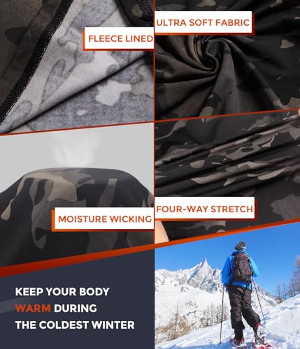 Image of CL convallaria Thermal Underwear Long Johns Set Mens Winter Gift Hunting Gear Sport Base Layer Bottom Top