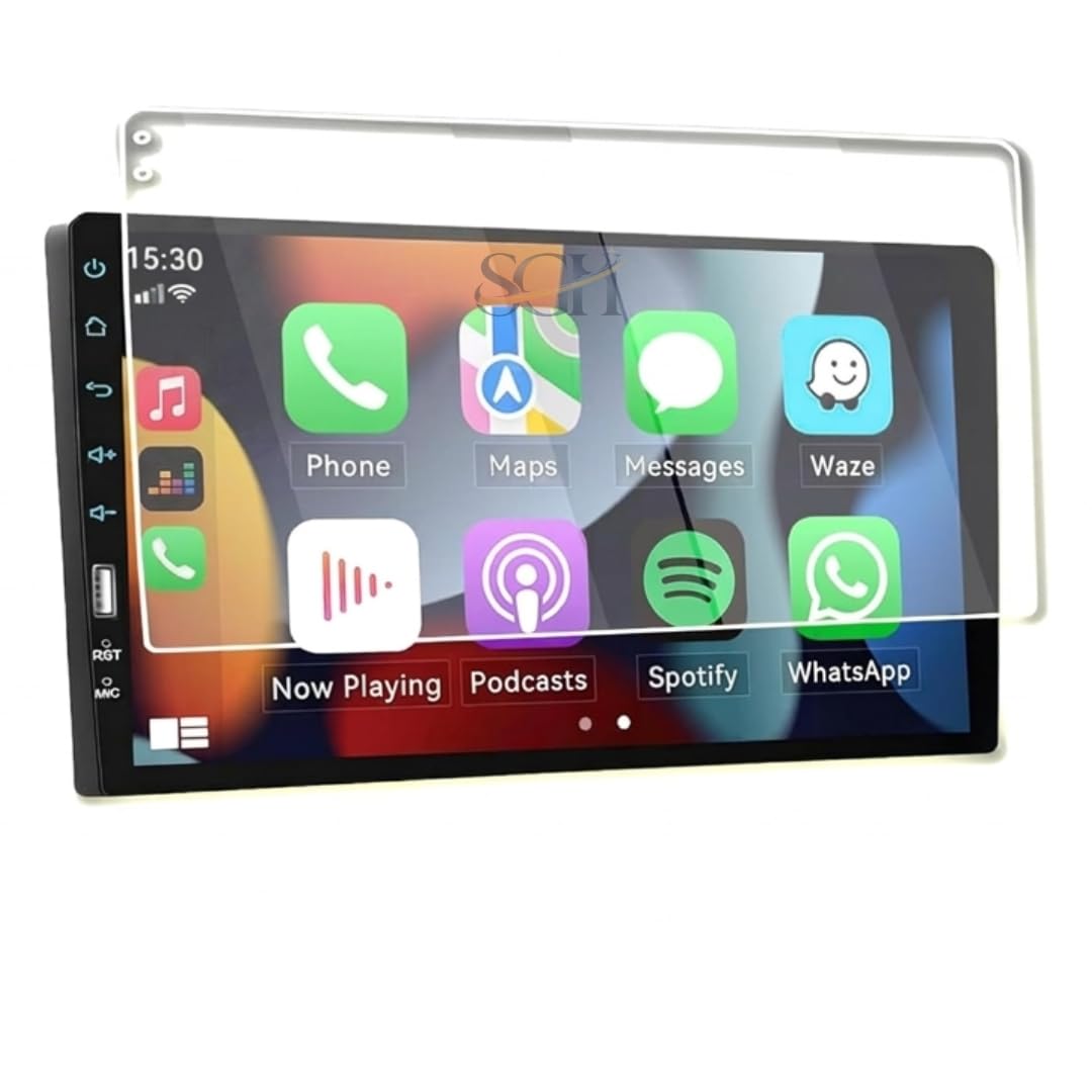 Premium Screen Guard For 9 Inch Android Car Stereo Touch Display Protector Accessories navigation system, Easy Installation Kit, HD Clear-picture-22