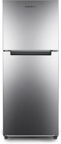 Conserv Refrigerador congelador superior 10cf 24in sin escarcha silencioso 43dB 110V SS