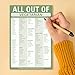 Knock Knock All Out Of Pad (Vegetarian) Shopping List Note Pad, 6 x 9-inches