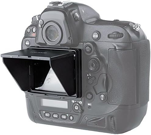 STSEETOP Camera LCD Sun Shade Sun Hood Camera LCD Viewfinder Professional Optical Sunshade with Screen Protector for Nikon D4 D4S