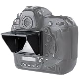 STSEETOP Camera LCD Sun Shade Sun Hood Camera LCD Viewfinder Professional Optical Sunshade with Scre