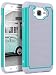 J7 Case, LK [Drop Protection] [Shock Absorption] Hybrid Dual Layer Armor Defender Protective Case Cover for Samsung Galaxy J7 (Mint)