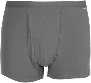 Roupa íntima masculina para incontinência, calcinha de algodão respirável lavável, reutilizável, absorção extra confortável com área absorvente frontal para roupas íntimas