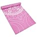 3mm (1/8") Chakra Art Premium Printed Yoga Mat with Basic Pose Guide by Crown Sporting Goods (Waterfall)