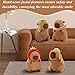 SHINUOER Cute Capybara Plush,Capybara Stuffed Animal,Capibaras Peluches 9 Inch Kawaii Fluffy Soft Plush for Teens Birthday Gift
