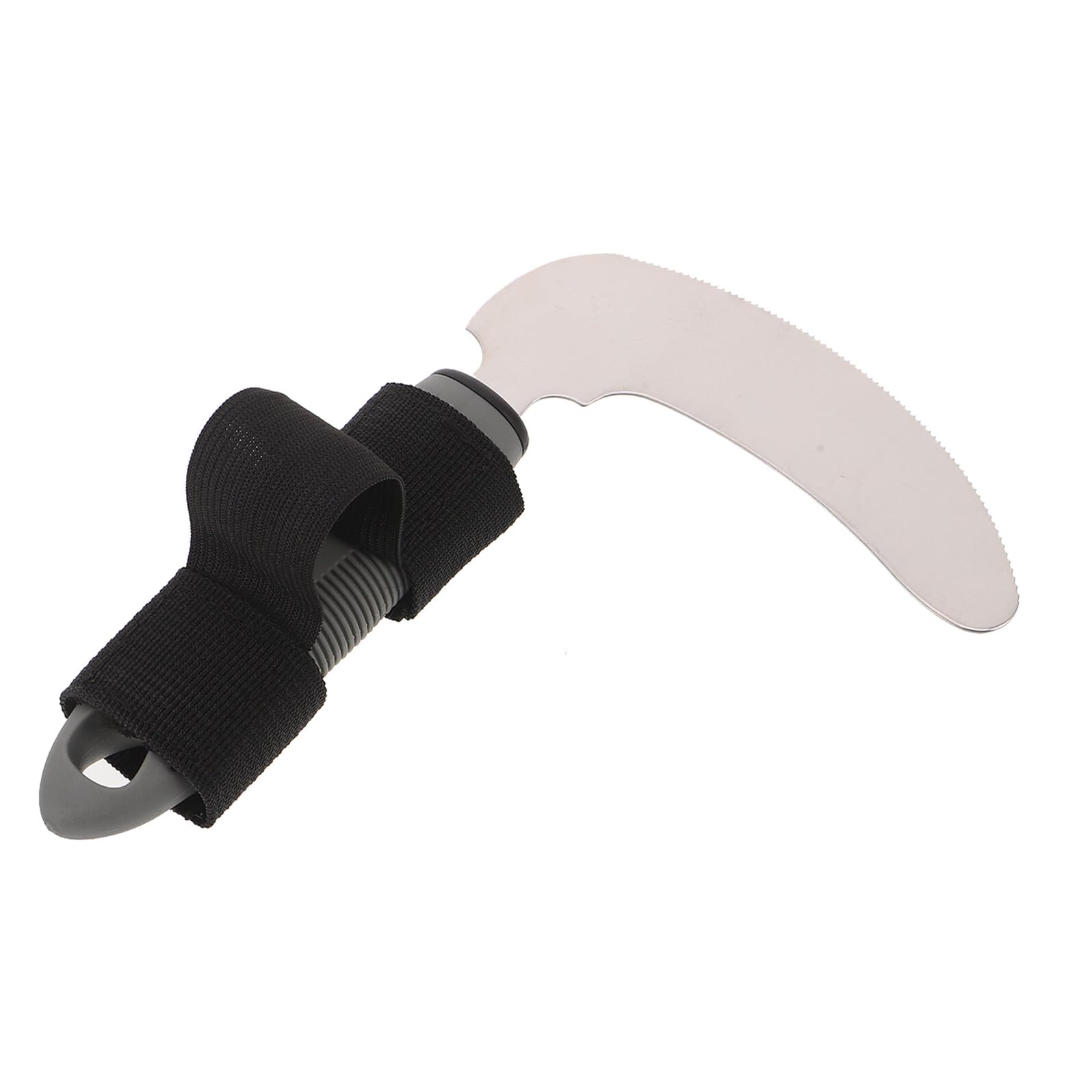 Couteau de Repas Adaptatif en Acier Inoxydable pour Personnes Âgées | Poignée Ergonomique en Pp, Forme Inclinée, Prise Antidérapante et Conception Anti-vibrations, Usage en Maison de Retraite