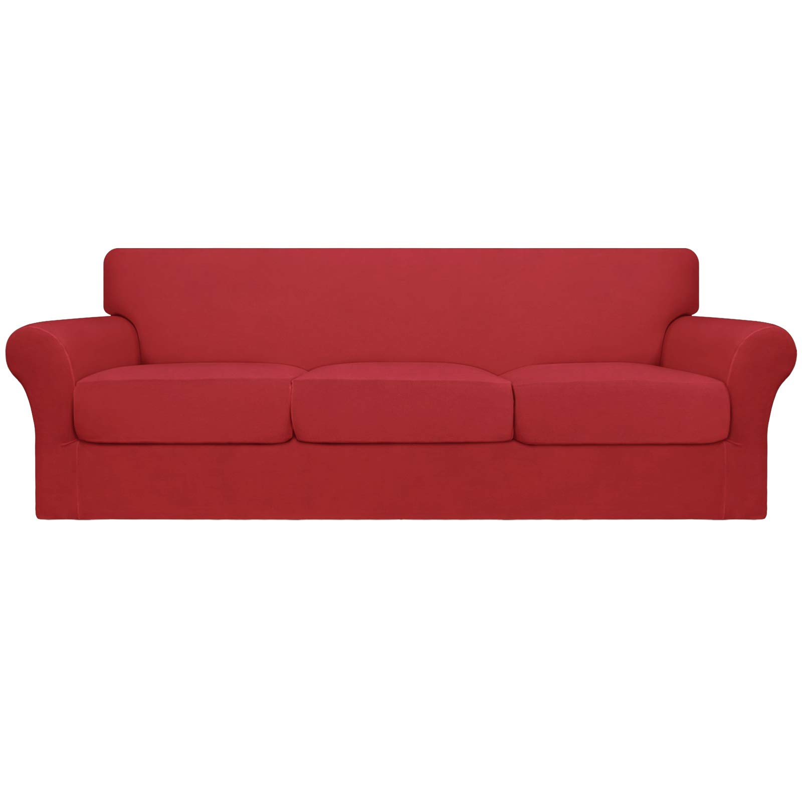 Easy-Going 4 Pieces Oversized Stretch Couch Cover for Dogs Washable