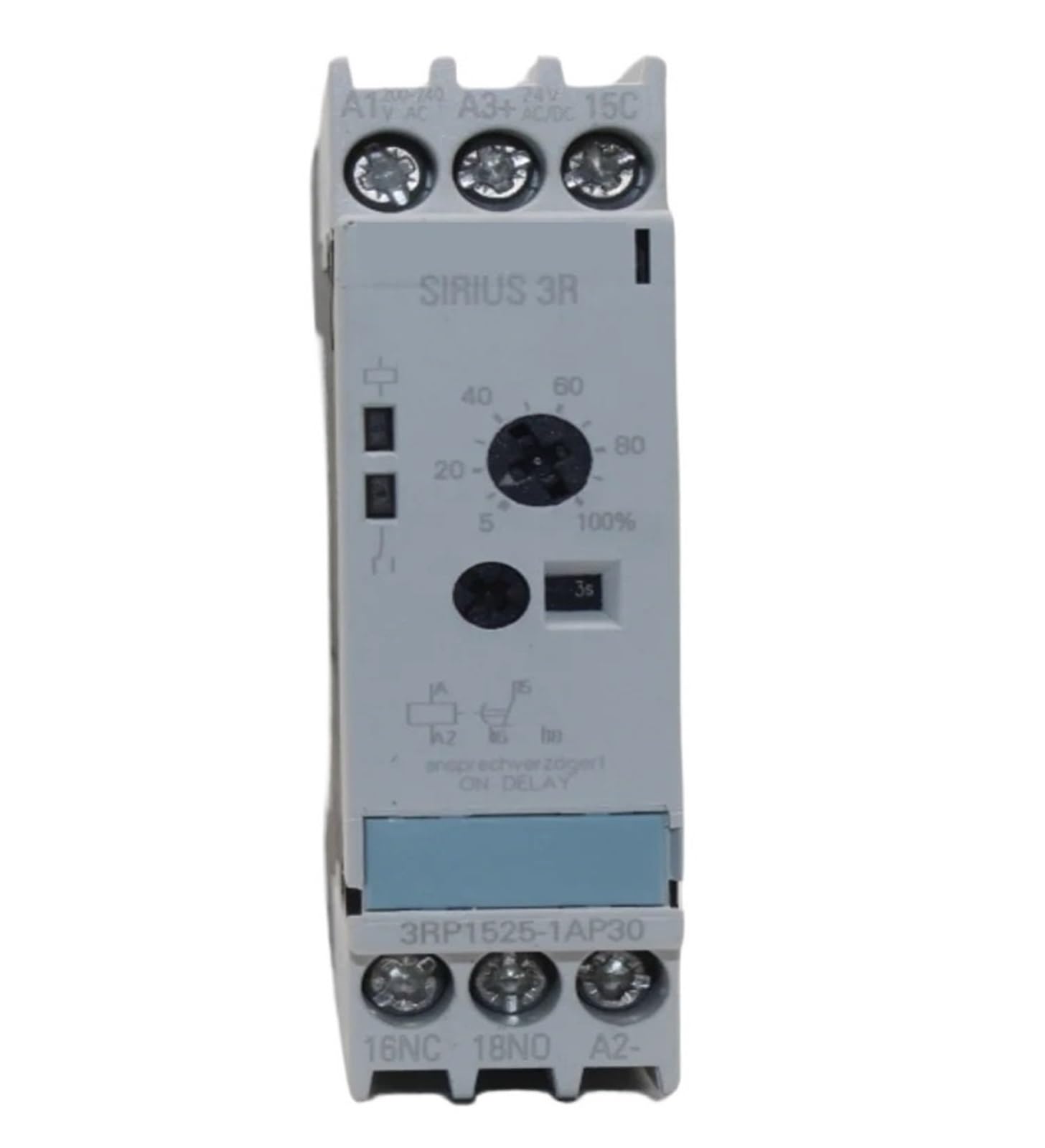 Module Relais temporisé 3RP1525-1AP30 200-240 V pour armoires électriques