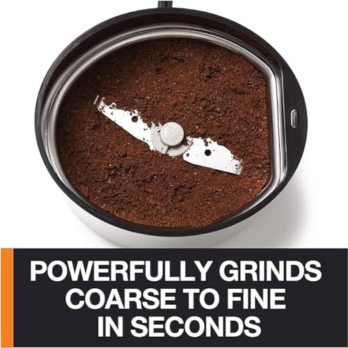 Image of KRUPS Electric Coffee Grinder, Stainless Steel Blades, Black | 3 oz Capacity | 200W Motor | For Coffee Beans, Herbs & Nuts | Pack of 2