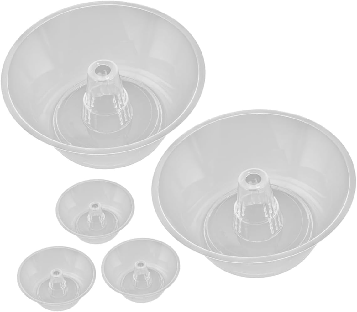 5pcs Convenient Drink Cup Bowl Set, 700ml PP Snack Holder