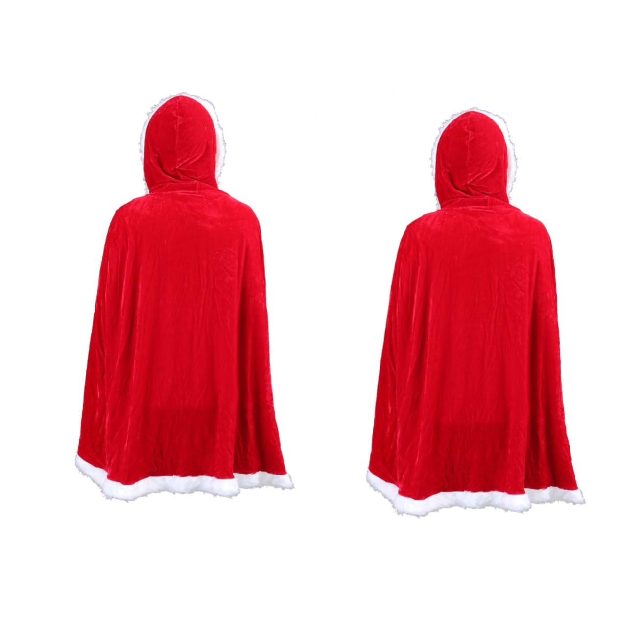 LIFKOME 2 Piezas Manto De Navidad De Navidad Capa Con Disfraz De Disfraz De Señora Santa Claus Con Mantos Navideños Decoración Capa De Cosplay