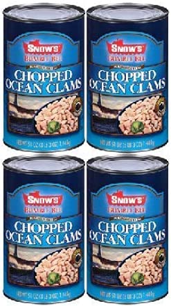 Bumble Bee Snow's Chopped Ocean Clams, 51oz can (Pack of 4)