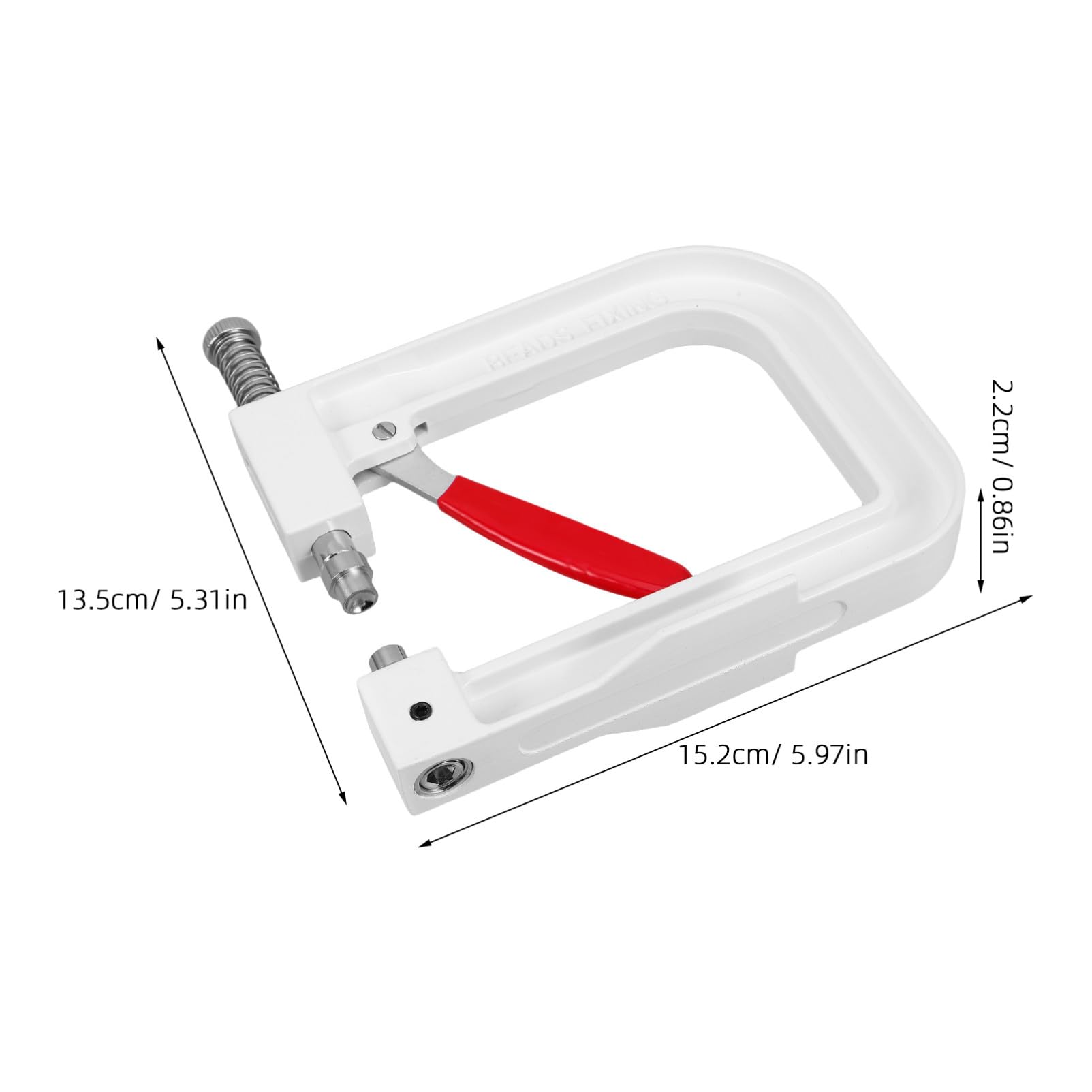 SHINEOFI Herramienta Manual para Montar Perlas Máquina Portátil y Ligera de Metal y Plástico para Hacer Joyas en Casa Prensa de Engarce Precisa y Compacta