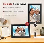 Digital Picture Frame FRAMEO 10.1 Inch Smart WiFi 1280x800 HD IPS Touch Screen, Auto-Rotate Portrait and Landscape, Built in 32GB Memory, Share Moments Instantly via Frameo App from Anywhere - Image 4