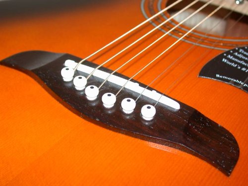 Amazon.com: Oscar Schmidt OF2 Folk-Size Acoustic Guitar - Tobacco