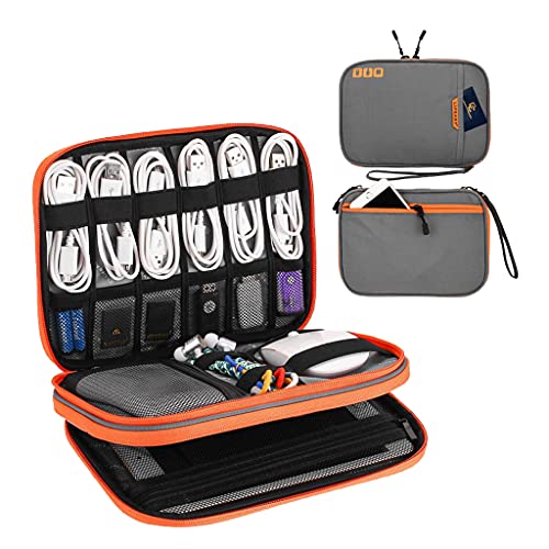 Polyester Cable Earphone Organizer for Case Small Electronics Accessories Bag Waterproof Portable Storage Pouch