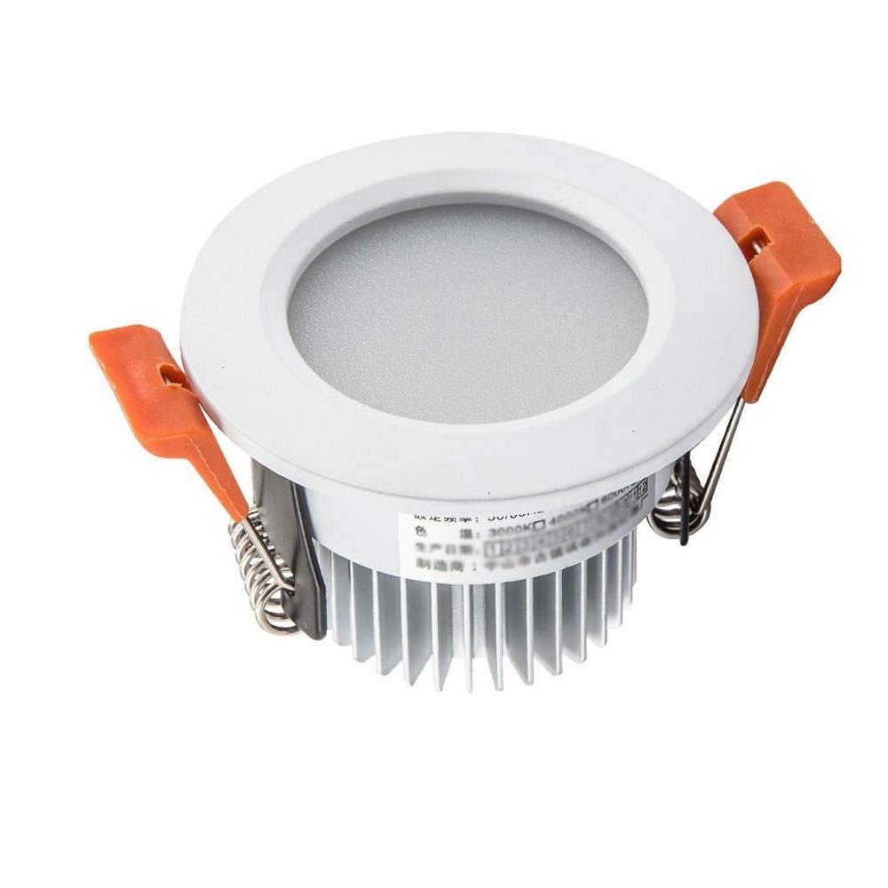 Panneau LED encastré 7W pour éclairage de bureau à domicile et dressing