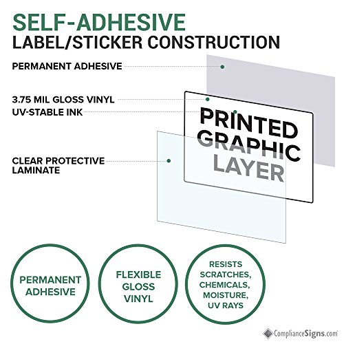 ComplianceSigns.com NOTICE Private Trash Container No Public Dumping Bilingual OSHA Safety Label Decal, 10x7 in. Vinyl - Thumbnail 2