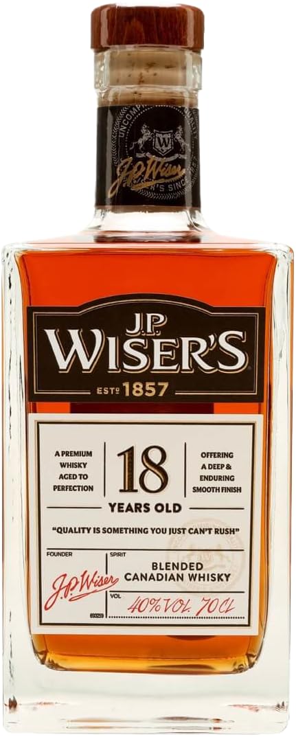 J.P. Wiser's 18 Years Old Blended Canadian Whisky 40% Vol. 0,7l