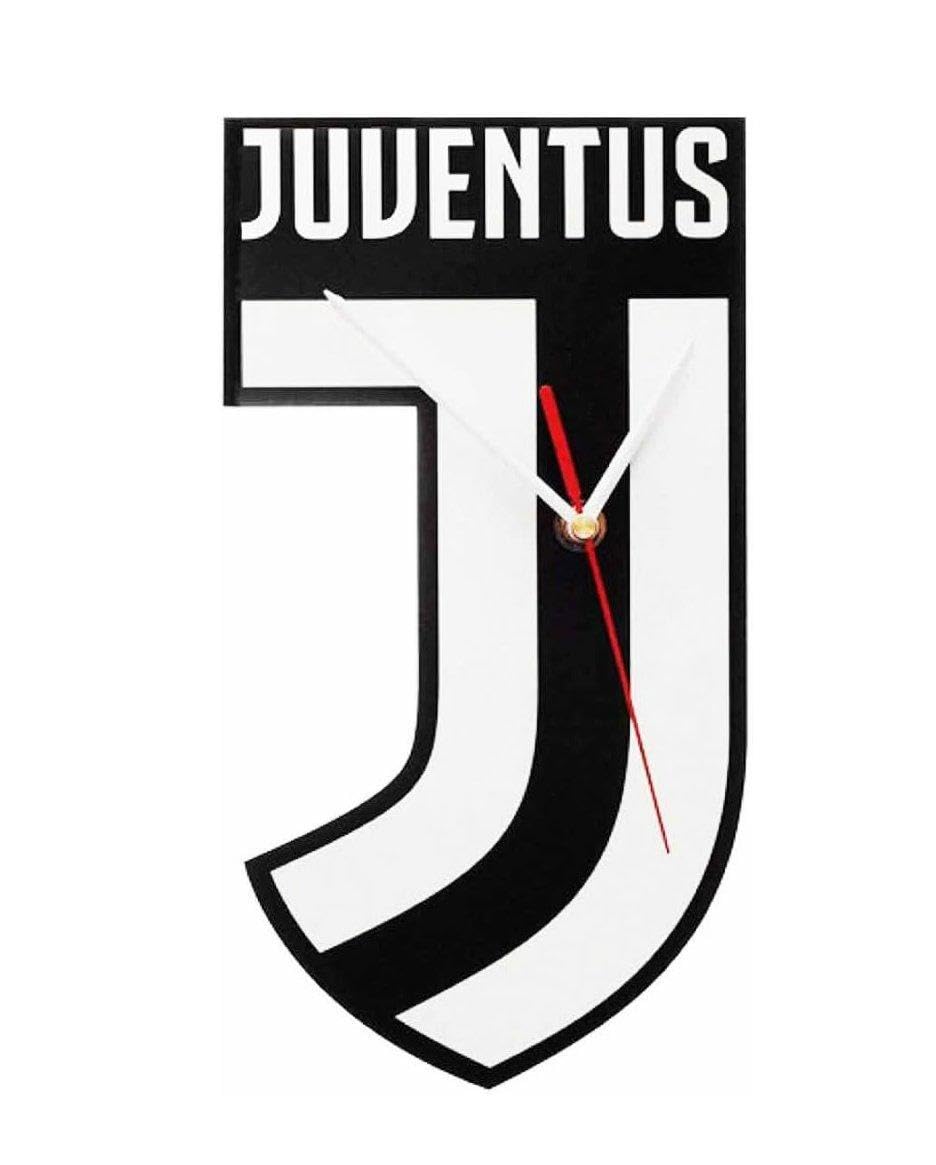 Giemme articoli promozionali - Orologio Parete Juventus Quadrato Prodotto Ufficiale Idea Regalo Calcio Serie A